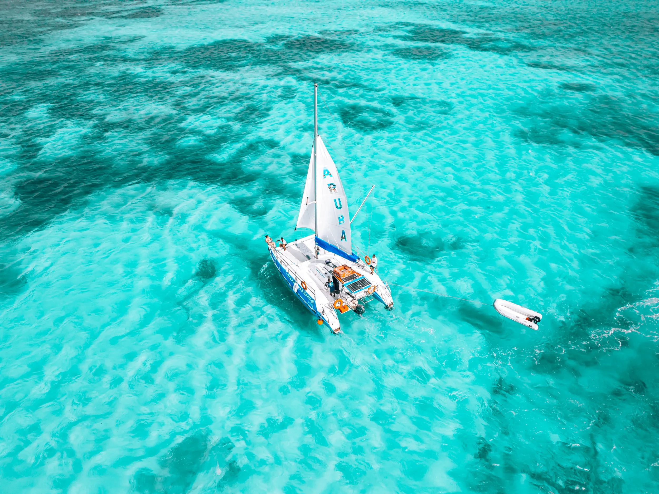 Catamaran Charter Aruba – Ocean Waves Sailing | Package Two